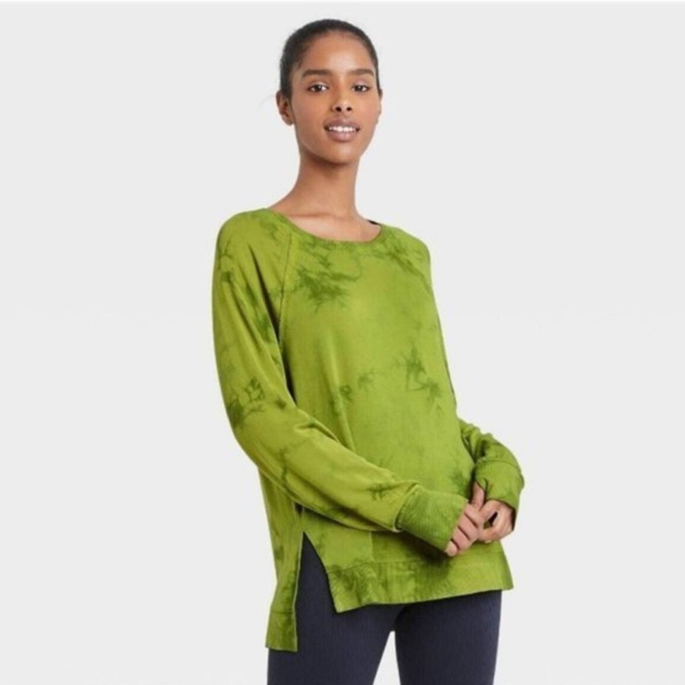 5 for $30 JOYLAB Tie Dye Green Long Sleeve Super Soft Tee